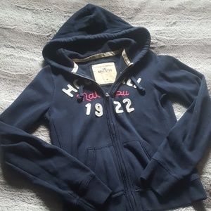 Hollister zip up hoodie